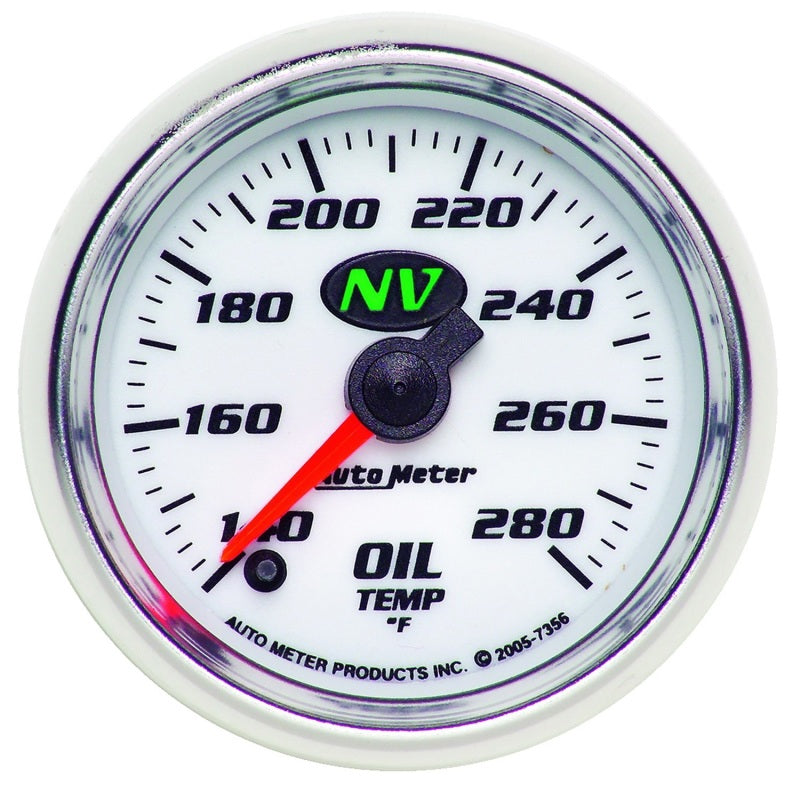 Autometer NV 2-1/16in 140-280 Deg F Digital Stepper Motor Oil Temp Gauge-thumbmail-1