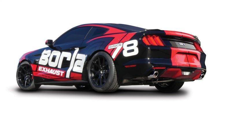 Borla Atak S Rear Section 15-17 Ford Mustang GT 5.0L V8 MT/AT 2.5in pipe 4in tip-thumbmail-5