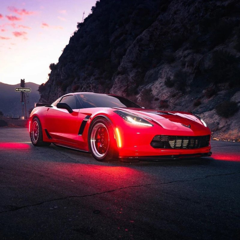 Oracle Chevrolet Corvette C7 Concept Sidemarker Set - Tinted - No Paint-thumbmail-10