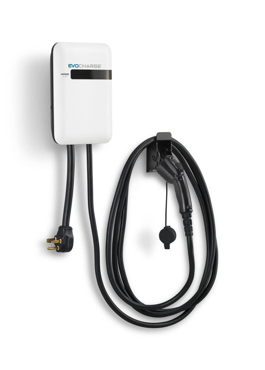 EvoCharge EVSE Single Port Wall 18ft Cable