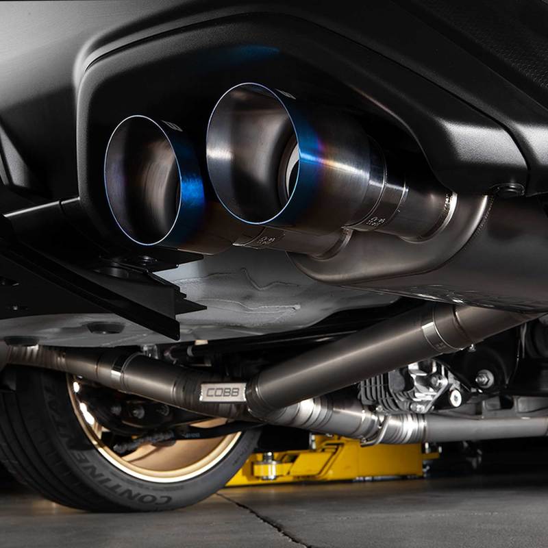 Cobb 22-23 Subaru WRX Titanium Catback Exhaust (Incl. Burnt Ti Tips)-thumbmail-14