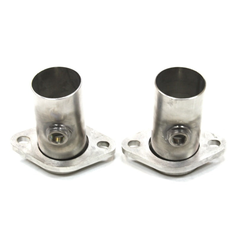 JBA 2.5in 304 Series Stainless Steel 2 Bolt Starter Tubes w/O2 sensor bungs-thumbmail-2