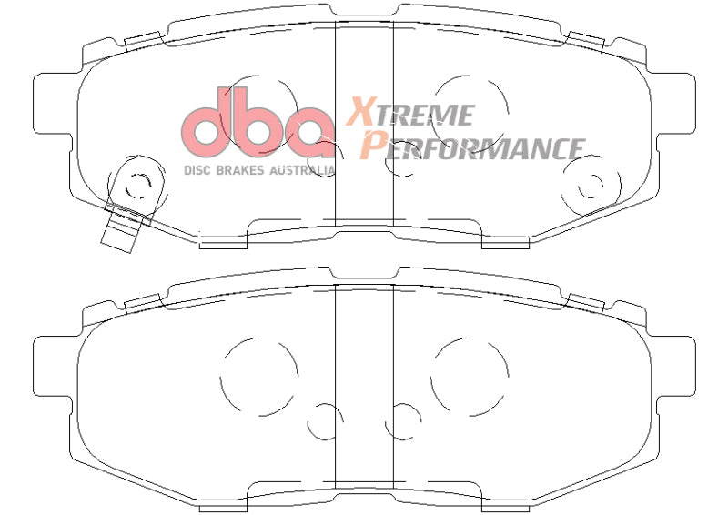 DBA 11+ Subaru Legacy GT XP650 Rear Brake Pads-thumbmail-4