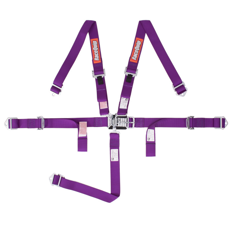 RaceQuip Purple JR. L & L 5pt Harness-thumbmail-1