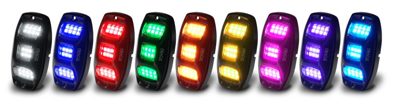 Oracle Underbody  RGB+W Wheel Well Rock Light Kit - 4 PCS - ColorSHIFT-thumbmail-10