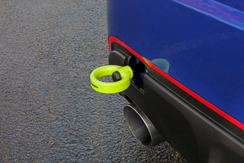 Perrin 13-20 & 2022 Subaru BRZ / 13-16 Scion FRS / 17-20 Toyota 86 Tow Hook Kit (Rear) - Neon Yellow-thumbmail-7