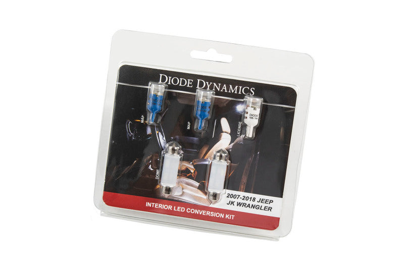 Diode Dynamics Wrangler JK 4dr Interior Kit Stage 2 - Blue-thumbmail-1