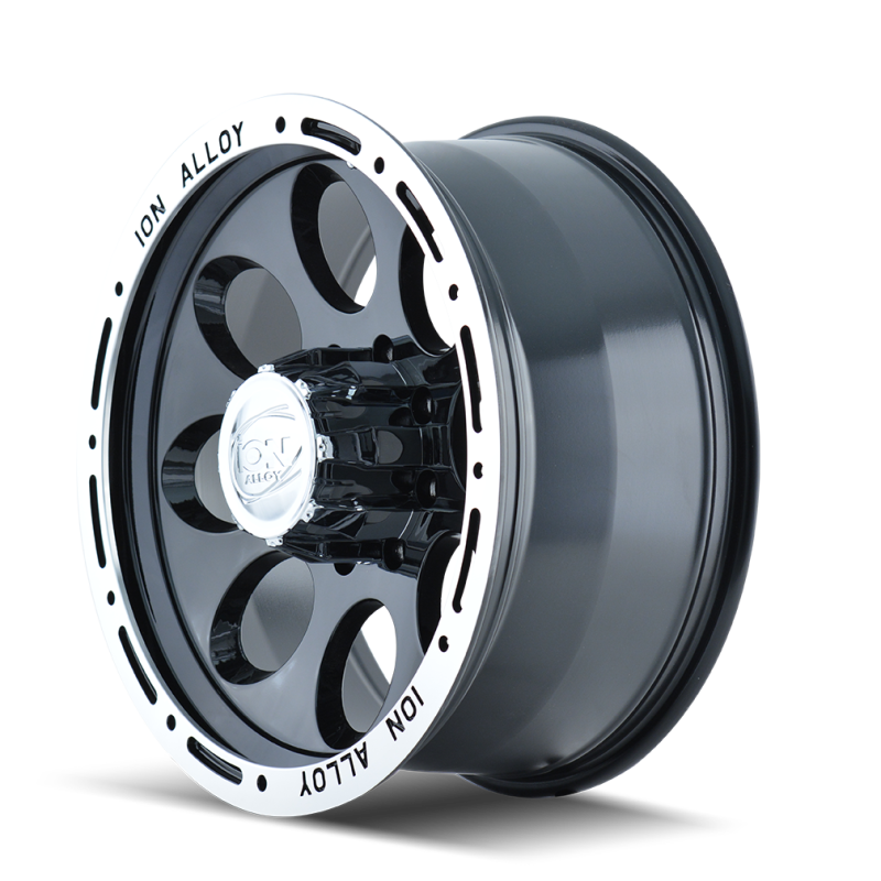 ION Type 174 17x9 / 6x139.7 BP / 0mm Offset / 106mm Hub Black/Machined Wheel-thumbmail-2