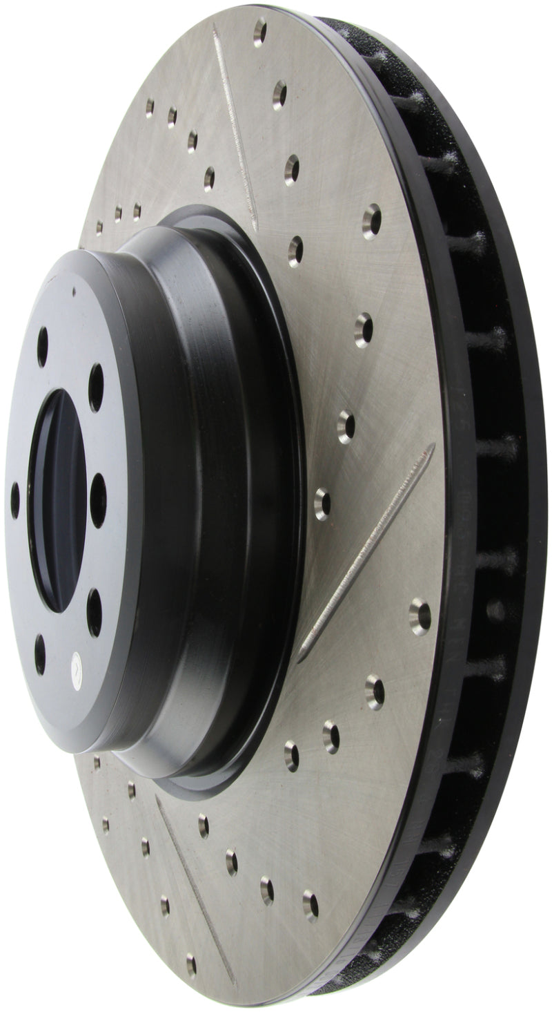 StopTech 07-09 BMW 335 (E90/E92/E93) Slotted & Drilled Left Front Rotor-thumbmail-10