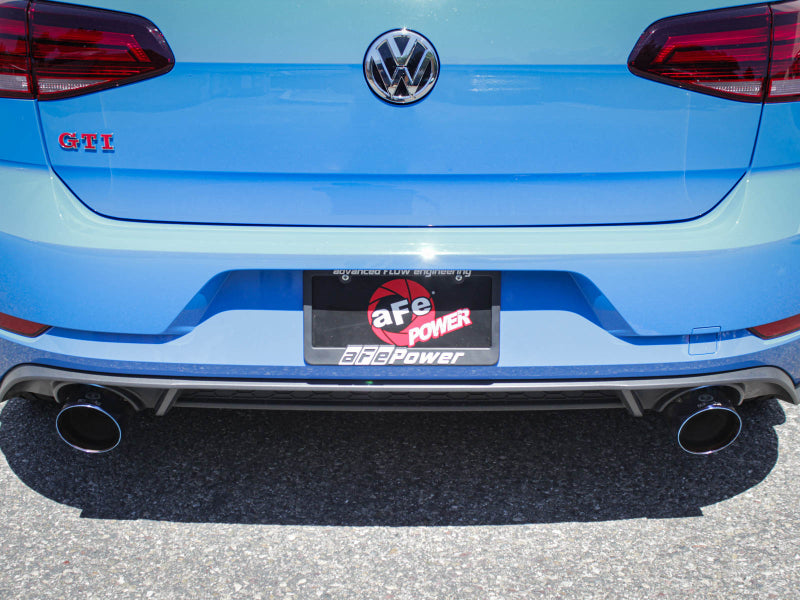 aFe 18-20 VW GTI (MK7.5) 2.0L MACH Force-Xp 3in to 2.5in 304 SS Axle-Back Exhaust System-Black Tips-thumbmail-4