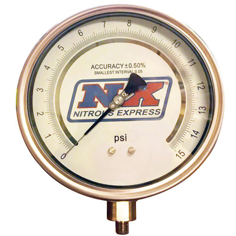 Nitrous Express 6 Certified Pressure Gauge Only (Gauge From P/N 15529)-thumbmail-2