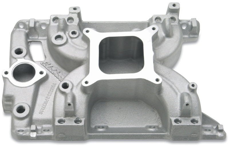 Edelbrock Manifold Torker II Pontiac 389/455 for STD Flange Tb-thumbmail-2