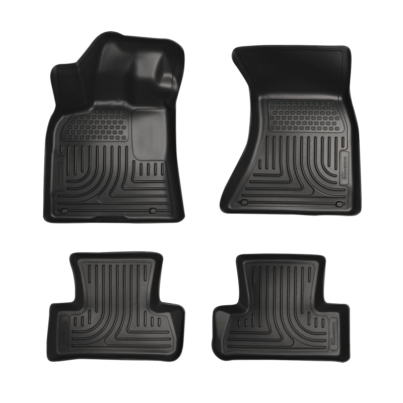Husky Liners 11-12 Dodge Charger/Chrysler 300 (AWD Only) WeatherBeater Combo Black Floor Liners-thumbmail-2