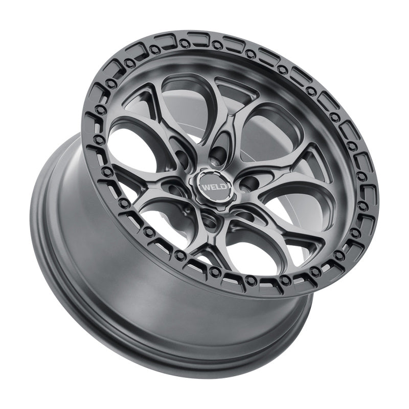 Weld Off-Road W107 20X10 Ledge 6X139.7 ET13 BS6.00 Satin Gun / Black Ring 106.1-thumbmail-3