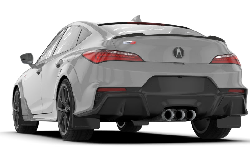 Rally Armor 23-24 Acura Integra + Integra A-Spec Black UR Mud Flap W/Dark Grey Logo (No Drill Req)-thumbmail-3
