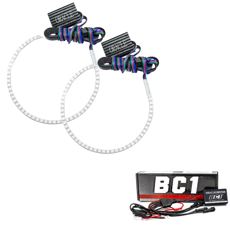 Oracle Ford Mustang GT/V6 10-12 Halo Kit - ColorSHIFT w/ BC1 Controller-thumbmail-1