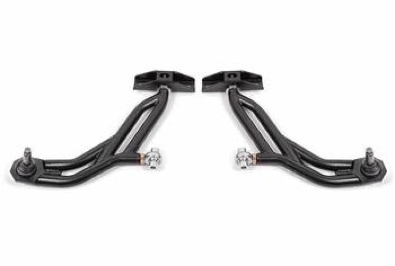 BMR 10-14 Ford Mustang Adj. Lower A-Arms w/ Delrin/Rod End / 19mm Tall Ball Joint - Black Hammertone-thumbmail-2