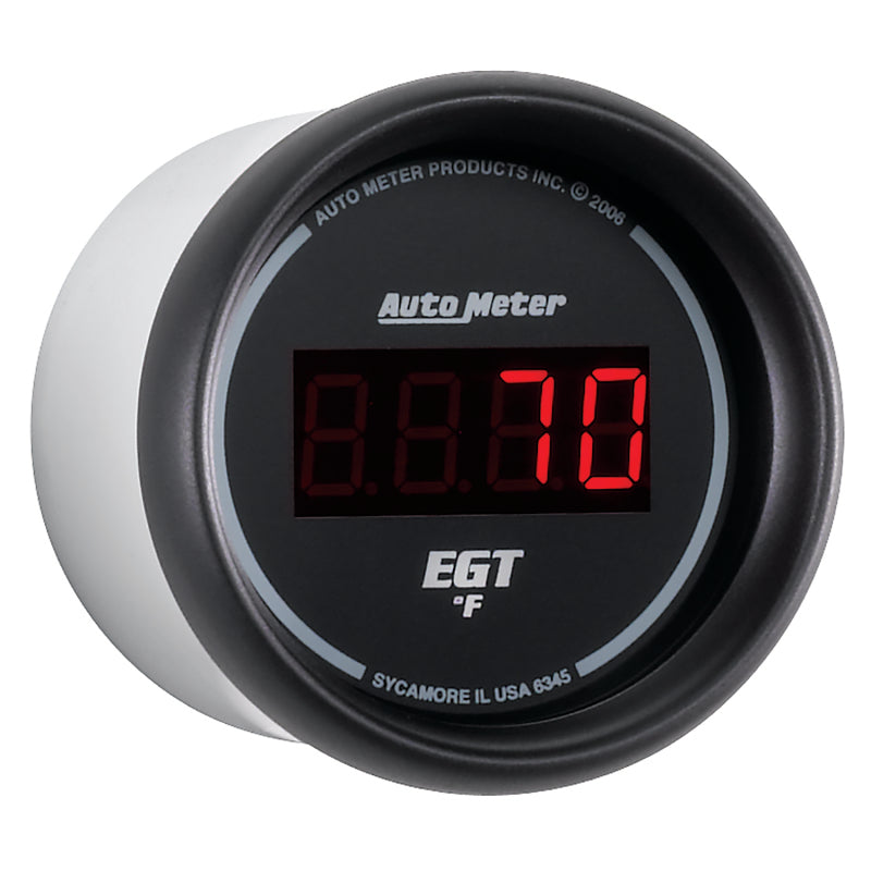 Autometer Z Series 52mm 0-2000 Deg F Digital EGT/Pyrometer Gauge-thumbmail-3
