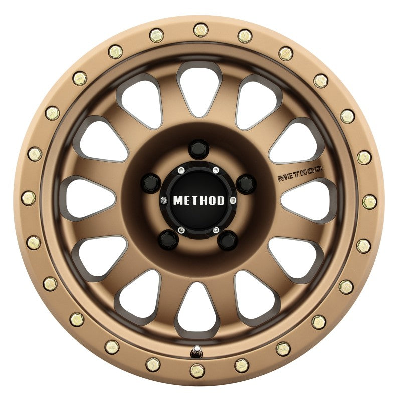 Method MR304 Double Standard 18x9 +25mm Offset 5x150 116.5mm CB Method Bronze Wheel