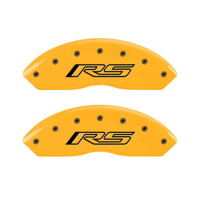 MGP 4 Caliper Covers Engraved Front & Rear Gen 5/RS Yellow finish black ch-thumbmail-2
