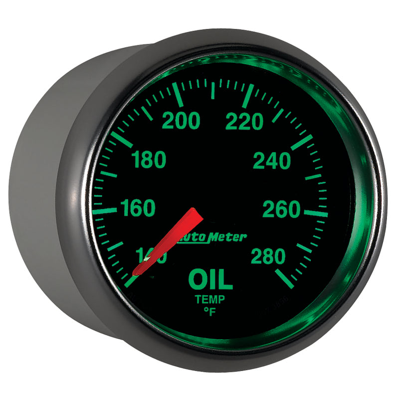 Autometer GS Series 2-1/16in Oil Temperature Gauge 140-280 Degrees Electric Full Sweep-thumbmail-4