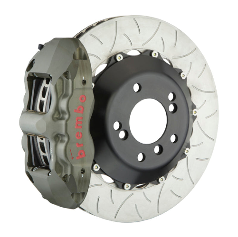 Brembo 06-12 997 Turbo (Excl PCCB) PISTA Rr Race BBK 4Pis Forged 350x28 x6 4a 2pc Rotor T3-Clear HA-thumbmail-1