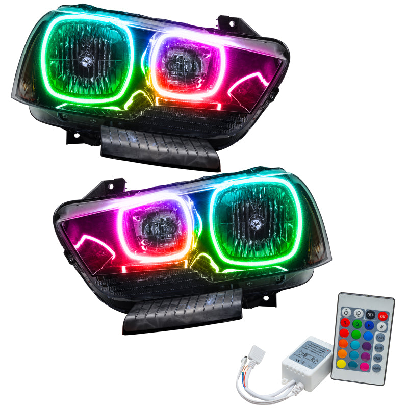 Oracle 11-14 Dodge Charger SMD HL (Non-HID) - ColorSHIFT w/ Simple Controller-thumbmail-1