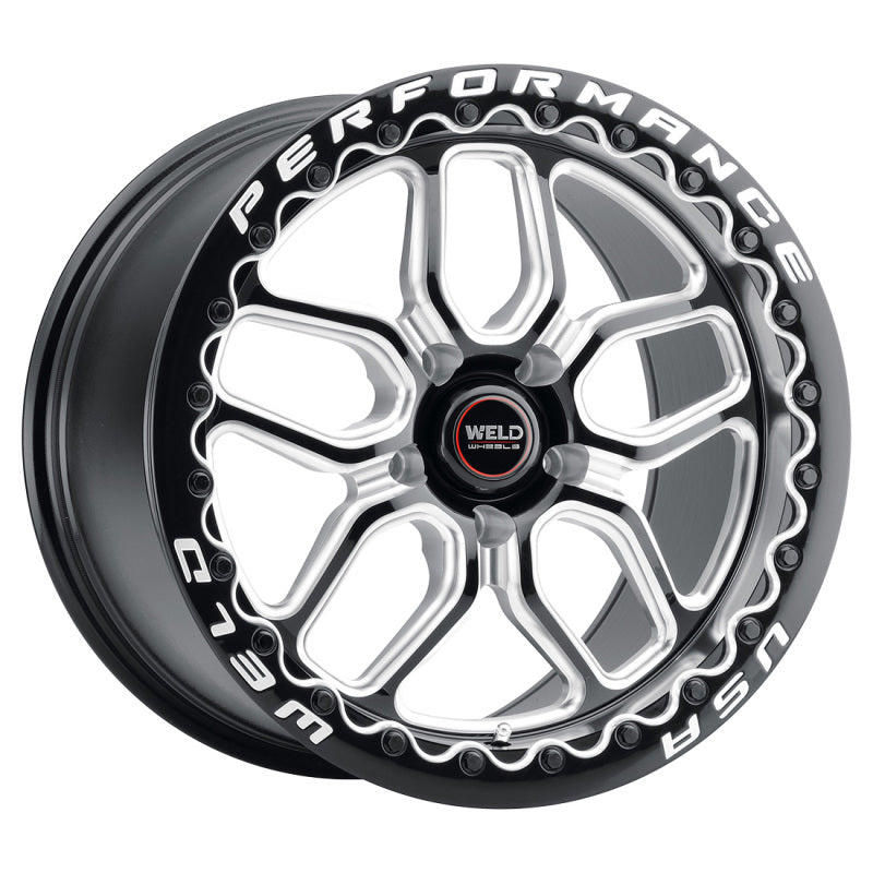Weld S907 18X10.5 Laguna Beadlock 5X120.7 ET65 BS8.25 Gloss Black MIL Dia 78.1-thumbmail-3
