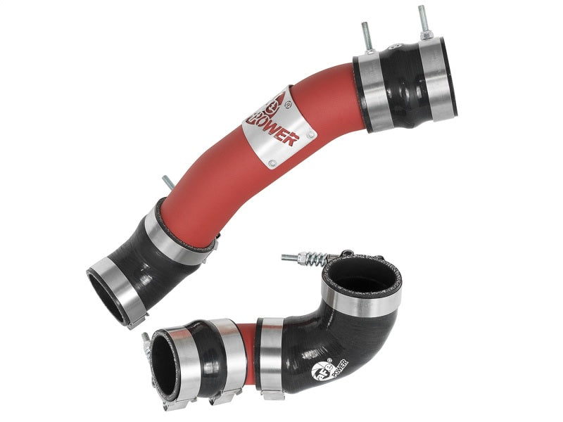 aFe Bladerunner Intercooler Tube Hot/Cold - Red 2017 Honda Civic Type R L4-2.0L (t)-thumbmail-5