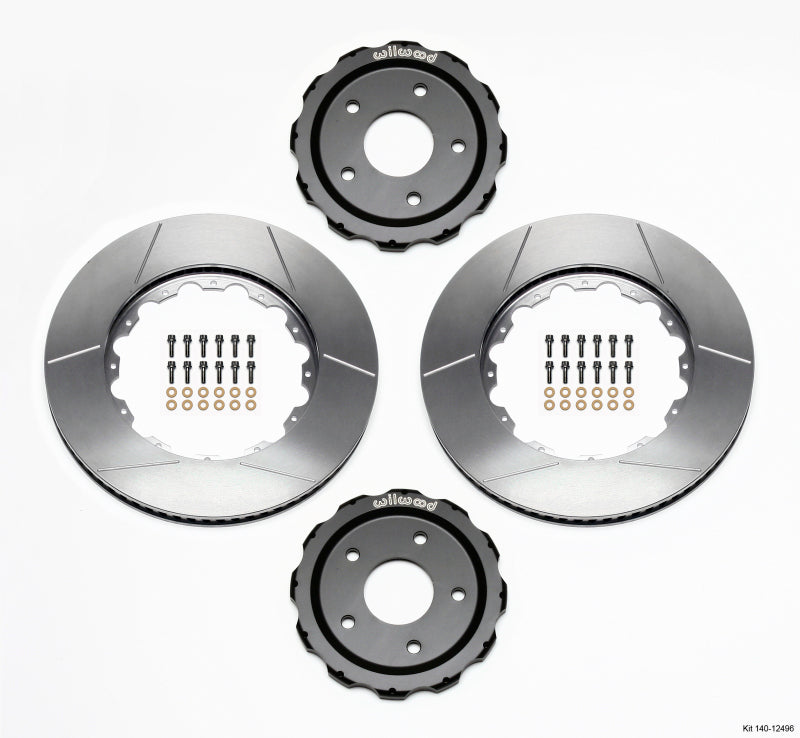 Wilwood Hat/Rotor Kit Front 06-Up Corvette C6-Z06 (2pc Hat/Rtr)-thumbmail-1