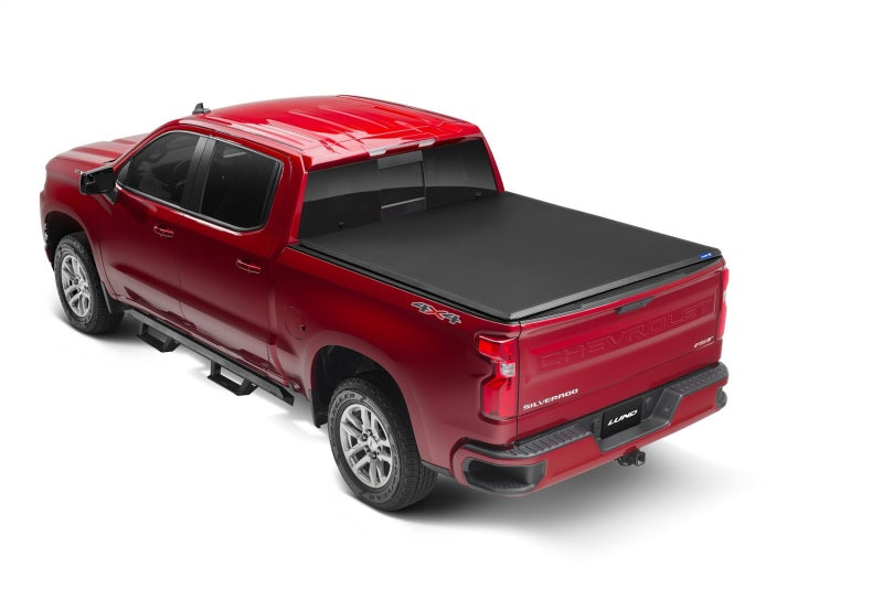 Lund 04-12 Chevy Colorado (5ft. Bed) Genesis Tri-Fold Tonneau Cover - Black-thumbmail-2