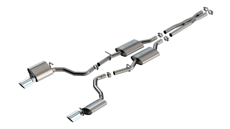 Borla 19-23 Dodge Charger GT 3.6L V6 RWD ATAK Catback Exhaust - Polished Tips-thumbmail-1