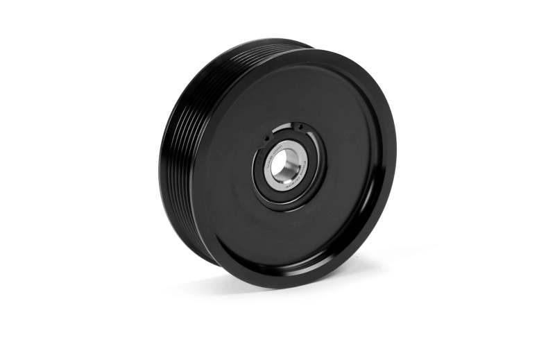 Fleece Performance 03-18 Dodge 2500/3500 Cummins Upper Fan Pulley Idler (Black Contrast)-thumbmail-1