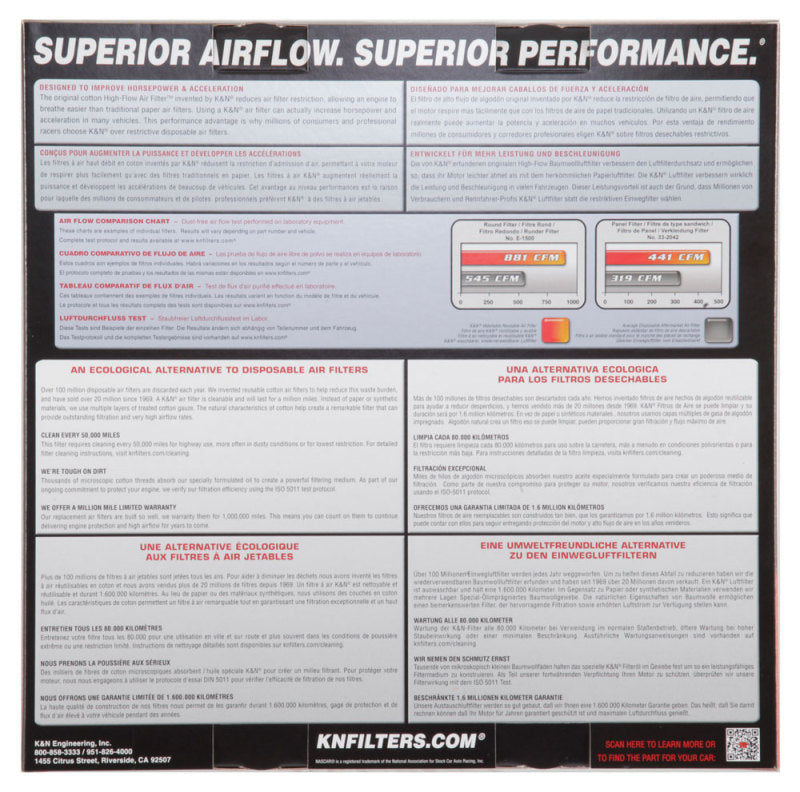 K&N Custom Round Air Filter 14in OD 12in ID 4in Height-thumbmail-14