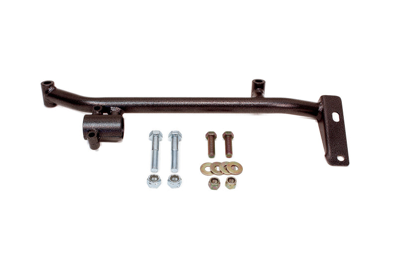 BMR 93-02 F-Body Manual Steering Bracket (For Stock K-Member Only) - Black Hammertone-thumbmail-1