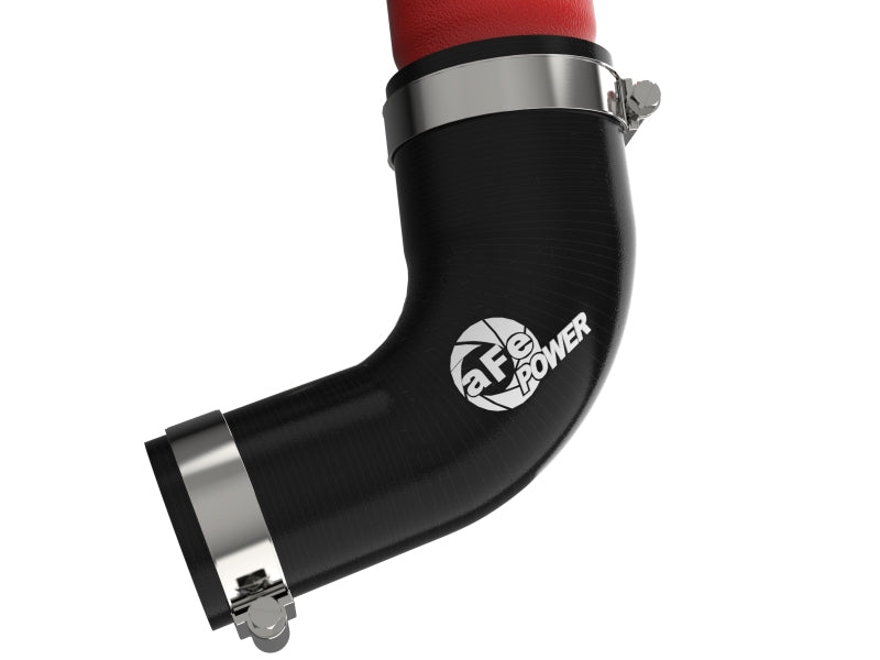 aFe 2022 Toyota Land Cruiser (J300) V6-3.5L (tt) BladeRunner 2.5in Aluminum Hot Charge Pipe - Red-thumbmail-5