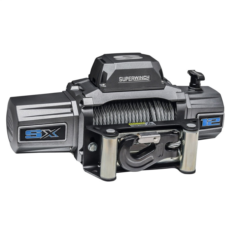 Superwinch 12000 LBS 12V DC 3/8in x 85ft Wire Rope SX 12000 Winch - Graphite-thumbmail-10