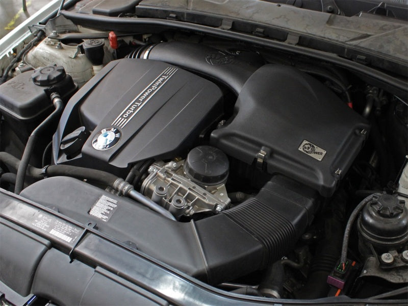 aFe MagnumFORCE Intake System Cover, Black, 11-13 BMW 335i/xi E9x 3.0L N55 (t)-thumbmail-2