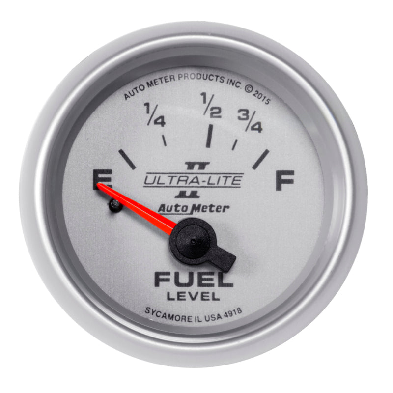 Autometer Ultra-Lite II Gauge Fuel Level 2 1/16in 16e To 158f Elec Ultra-Lite II-thumbmail-1