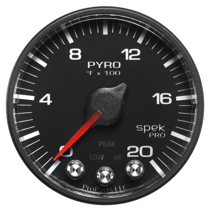 Autometer Spek-Pro 52.4mm 0-2000F Digital Stepper Motor Pyrometer Gauge-thumbmail-4