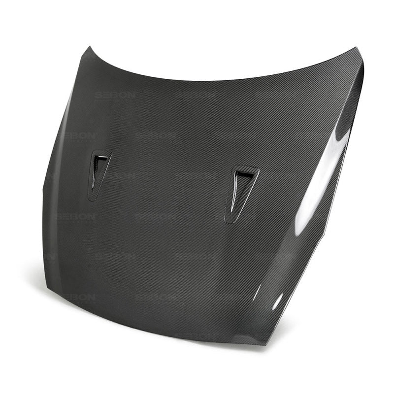 Seibon 09-10 Nissan GTR R35 OEM Carbon Fiber Hood-thumbmail-5