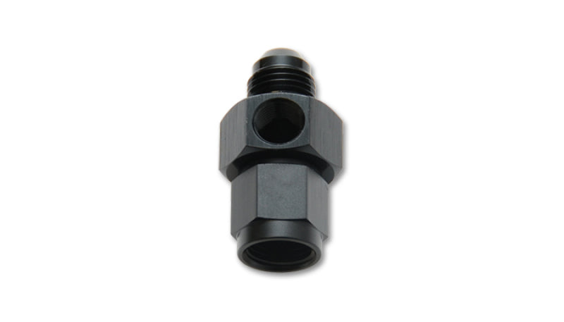 Vibrant -6AN Male to -6AN Female Union Adapter Fitting w/ 1/8in NPT Port-thumbmail-2