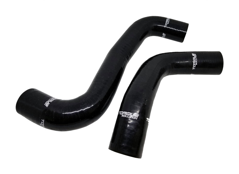 Torque Solution 08-14 Subaru WRX / 08-18 STI / 09-13 Forester XT Silicone Radiator Hose Kit - Black-thumbmail-1