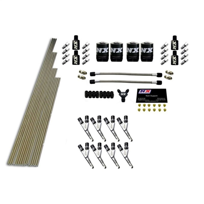 Nitrous Express 8 Cyl SSV Nozzle Intake Plumbing Kit (Incl Hardware)-thumbmail-2