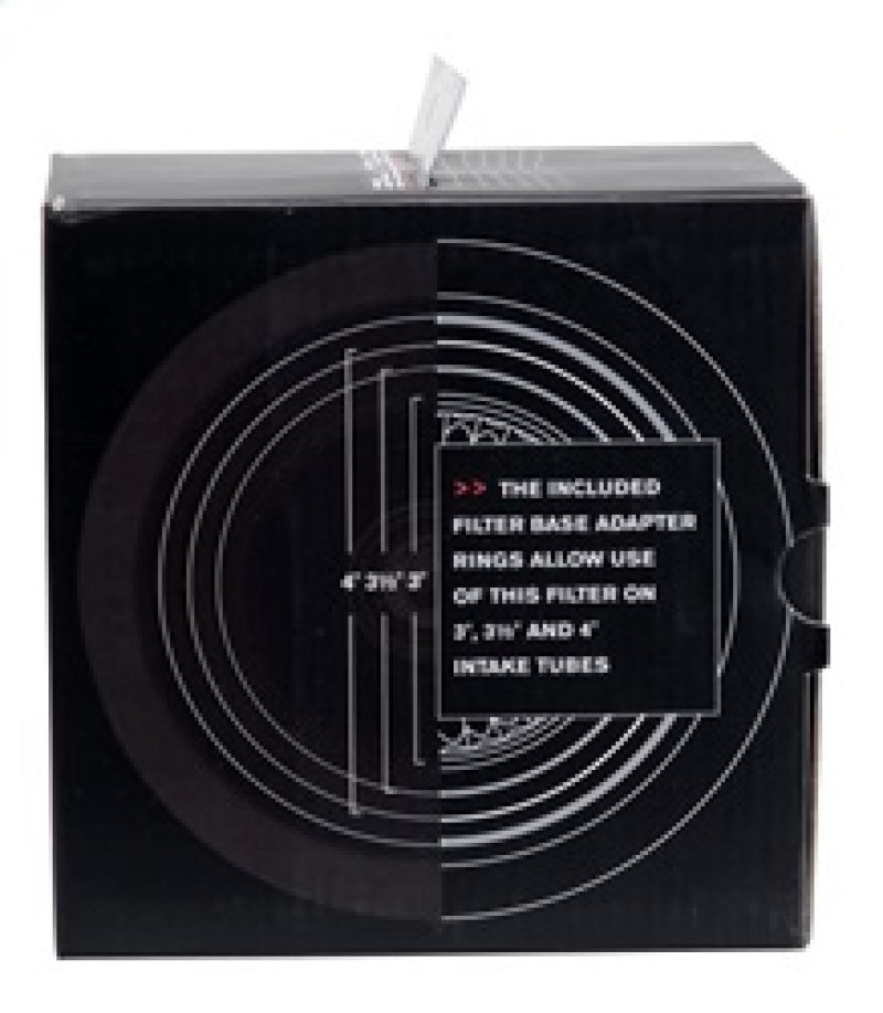 Spectre Adjustable Conical Air Filter 2-1/2in. Tall (Fits 3in. / 3-1/2in. / 4in. Tubes) - Black-thumbmail-14