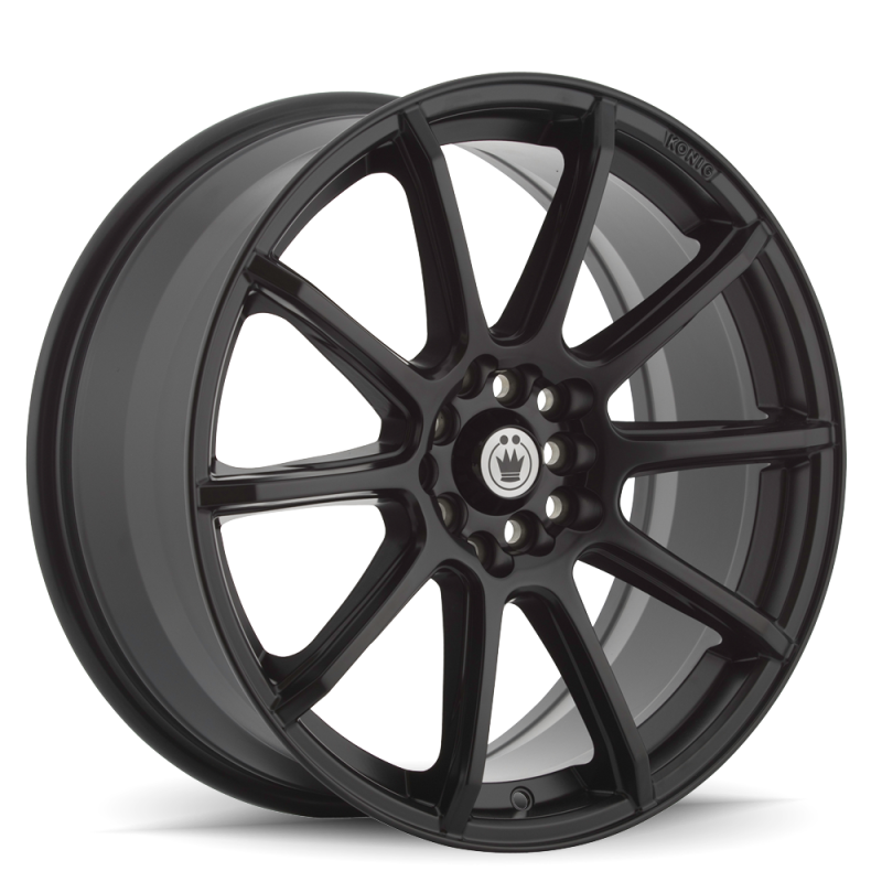 Konig Control 18x8 5x100 / 5x114.3 ET45 Matte Black-thumbmail-1
