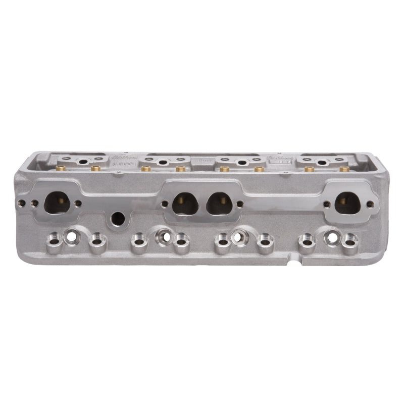 Edelbrock Cyl Head SBC Nhra Legal 64cc Angled Plug Bare Single-thumbmail-13