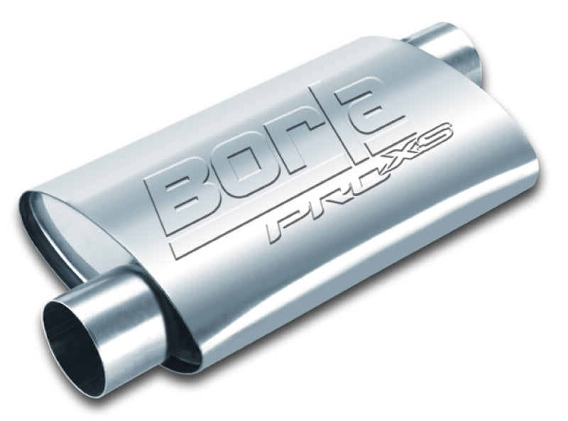 Borla Pro-XS 2in Tubing 14in x 4in x 9.5in Oval Offset/Offset Muffler-thumbmail-1