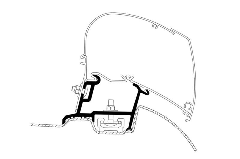 Thule Awning Adapter Mercedes Sprinter w/OE Track-thumbmail-3