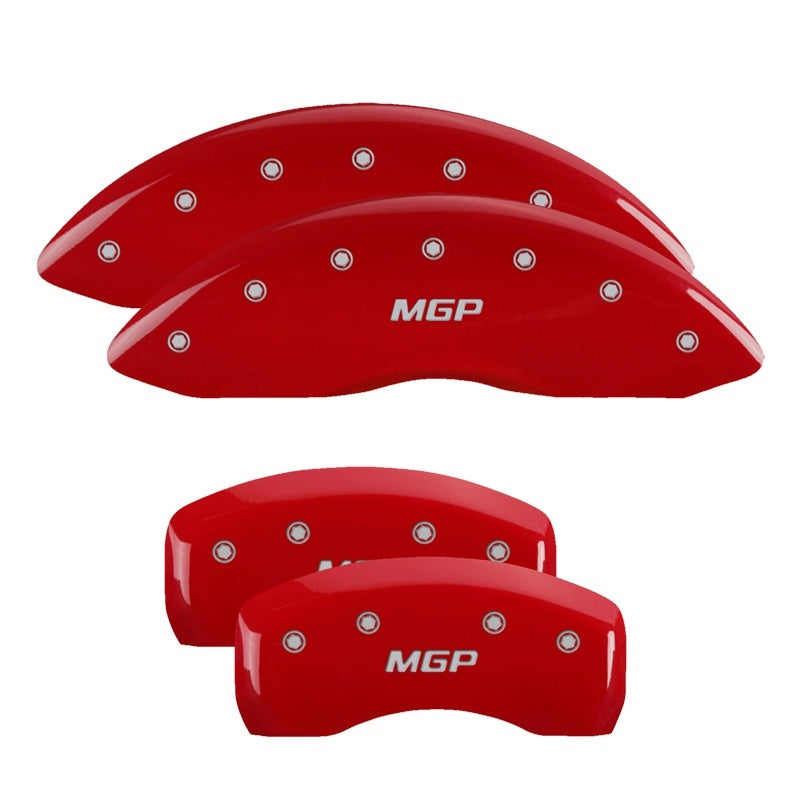 MGP 4 Caliper Covers Engraved Front & Rear MGP Red finish silver ch-thumbmail-3